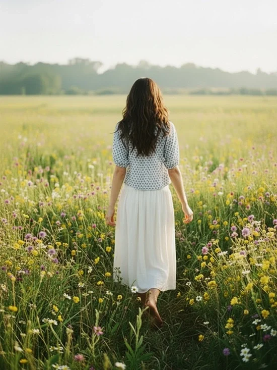 DÔEN June Top Dahlia Ditsy Print NWOT Organic Cotton XS - Picture 2 of 11